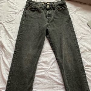 NWOT Black Levi’s straight leg jeans